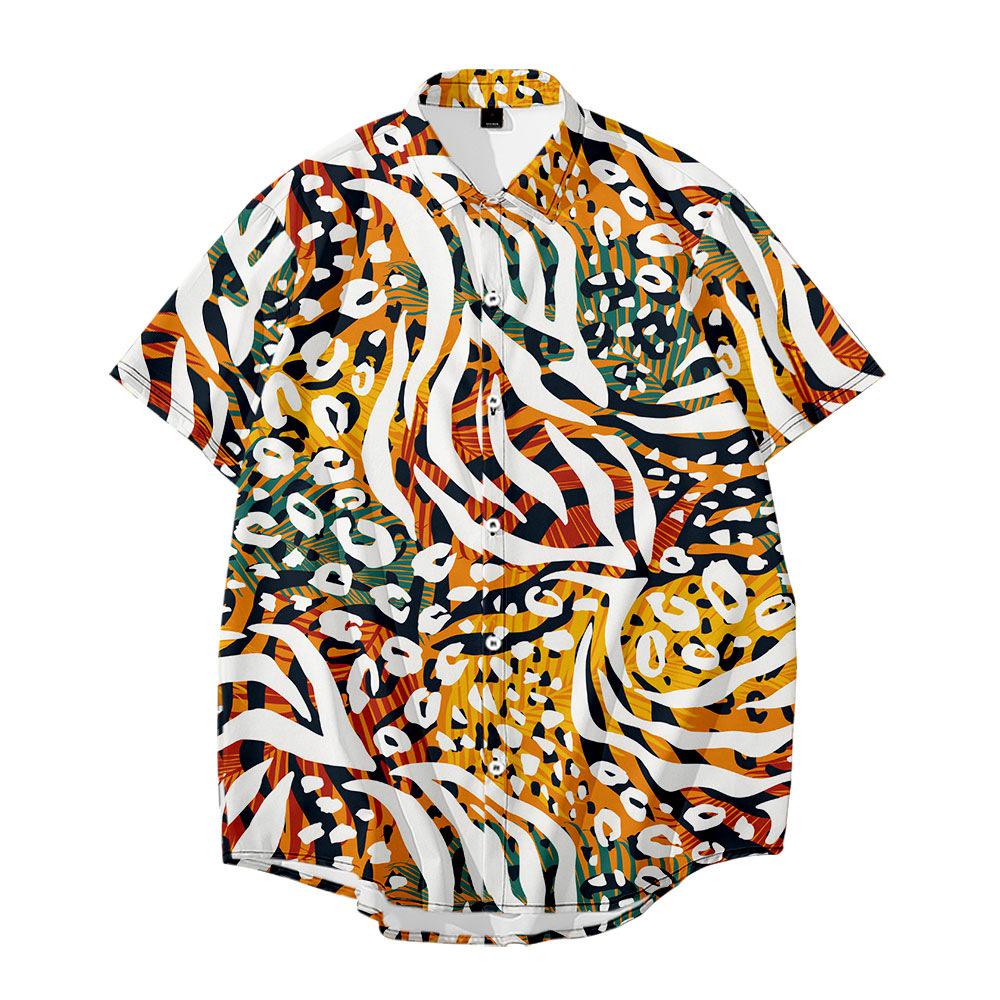 Men's Shirts Geometric Camouflage