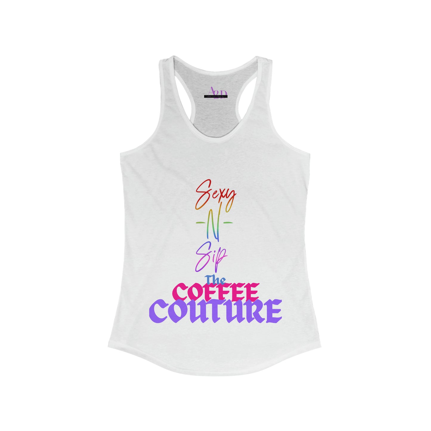 The Coffee Couture Ideal Racerback Tank