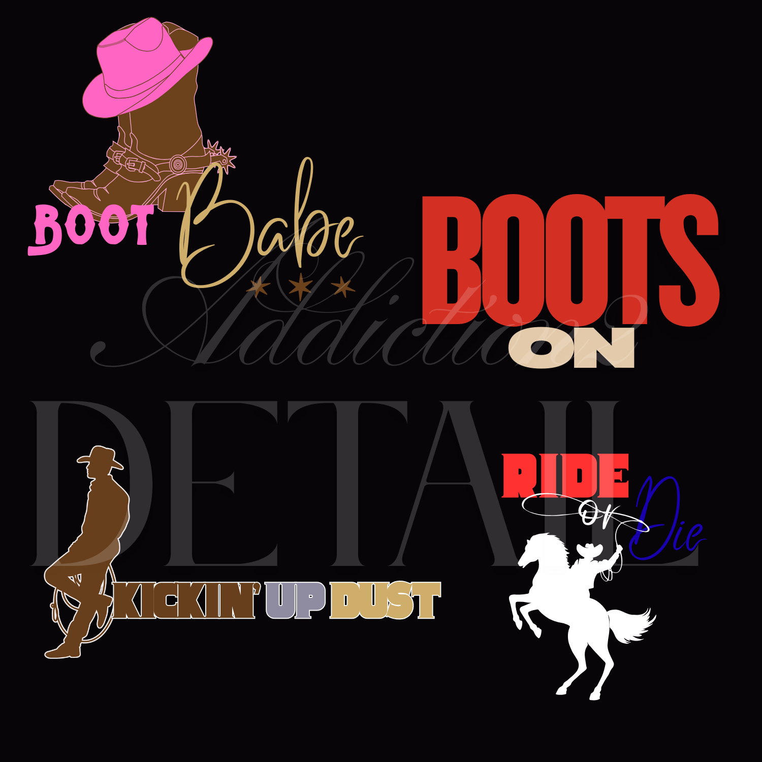 Boots On the Ground PNG Bundle