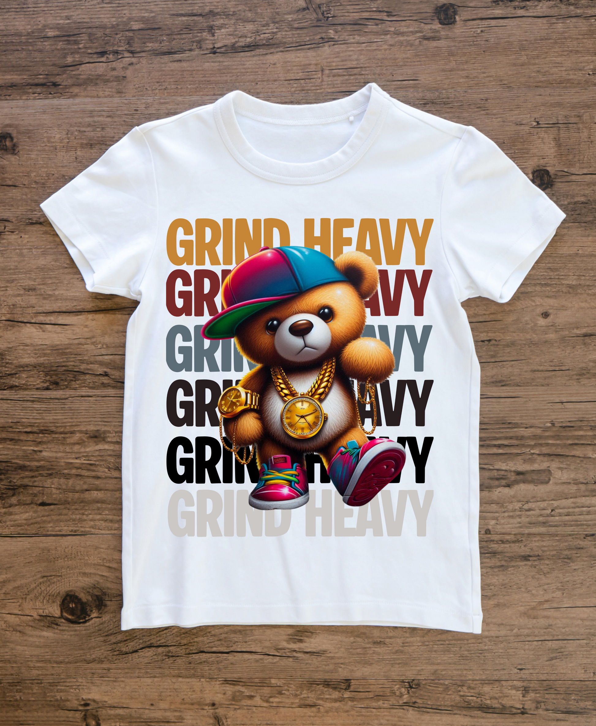 🎨🐻 Graffiti Teddy Bear – Grind Heavy PNG (Digital Download) 🐻🎨