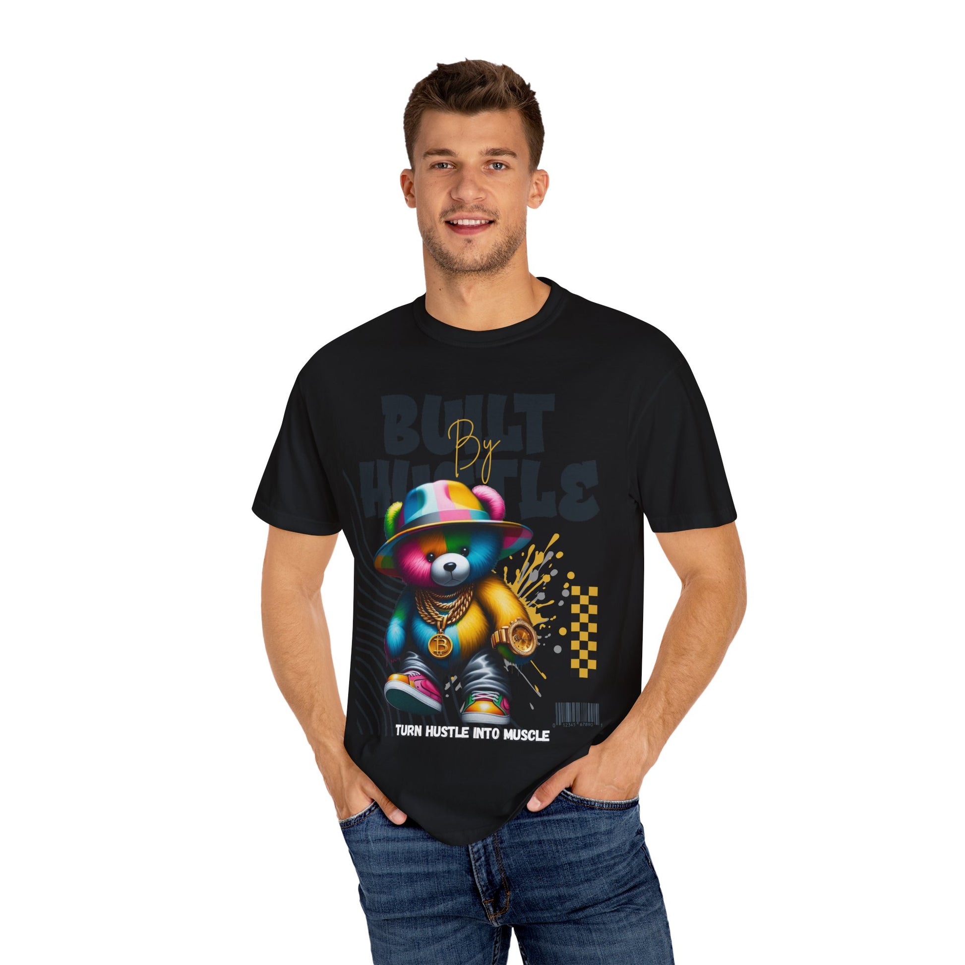 Graffiti Teddy Bear – Built By Hustle  PNG (Digital Download)